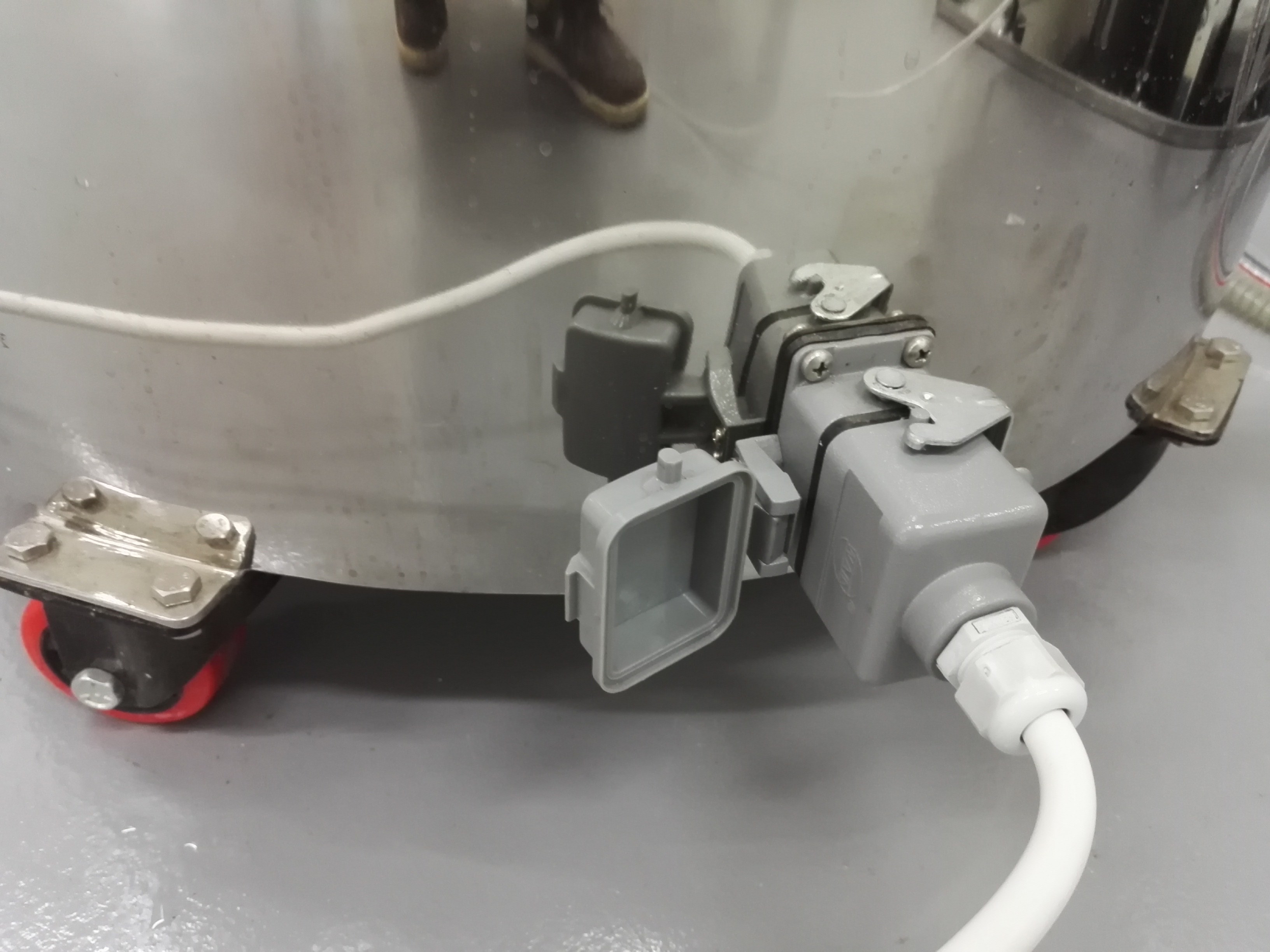 Tanque de derretimento da gelatina da cápsula com o calibre inferior do peso do sensor da RTD, painel de controle