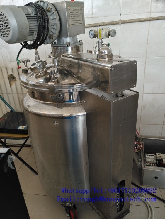 50 - 100 da gelatina litros de tanque de derretimento com sistema forte da pá e do vácuo
