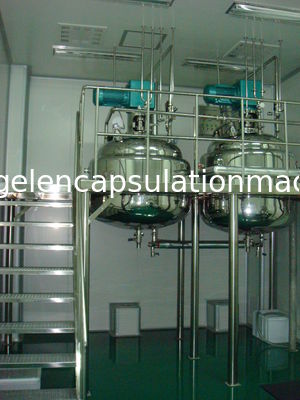 Tanque de derretimento macio da gelatina do banho maria, tanque de armazenamento de Softgel da estrutura compacta