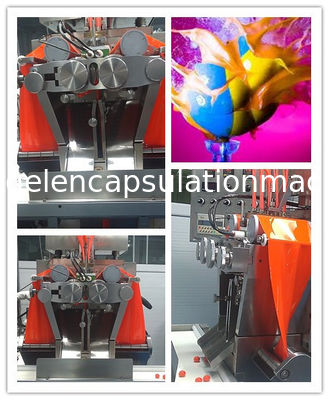 Máquina macia da cápsula de gelatina de 7 quilowatts com automático à terra alimentando 43470 PCes/hora