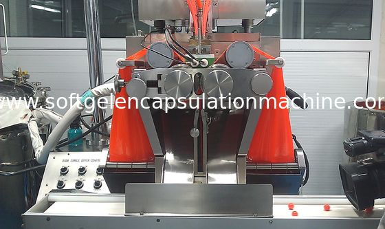 Enchimento macio Halal do óleo e da pasta da cápsula da máquina da capsulagem do Paintball do Plc