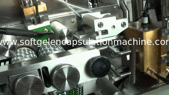Tipo linha do rolo S403 de produção automática da máquina macia do Paintball da cápsula rolo do dado de 4 polegadas