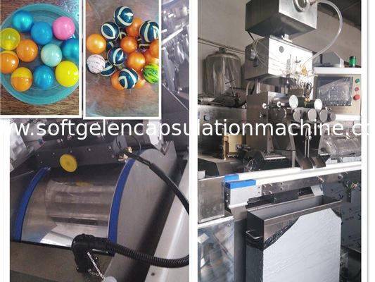 Gelatina máquina da fatura/capsulagem de Shell Paintball com secador amorfo/diagnóstico remoto