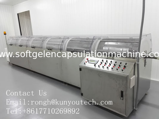 Máquina da capsulagem de Kunyou Softgel para Pharcetucial e uso do Paintball com PLC