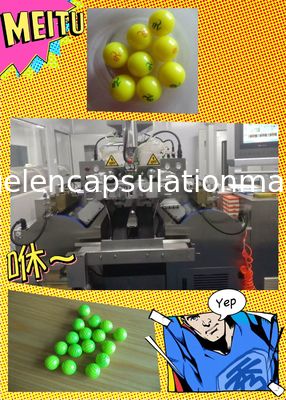 Máquina material Halal da capsulagem de Vgel da cápsula de um Softgel de 7 polegadas para o óleo e a pasta líquida