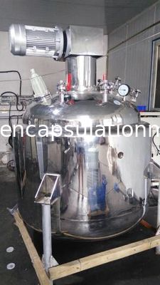 A gelatina vegetal 3 camadas limpa o controle de temperatura de mistura de aço inoxidável dos tanques/PID