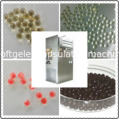 Mini Ball Seamless Softgel Machine, máquina macia da cápsula de gelatina com material de enchimento do óleo