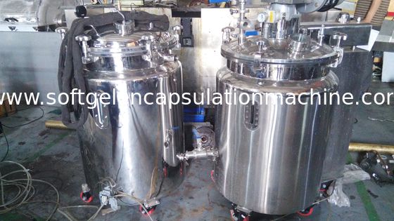 A gelatina vegetal 3 camadas limpa o controle de temperatura de mistura de aço inoxidável dos tanques/PID