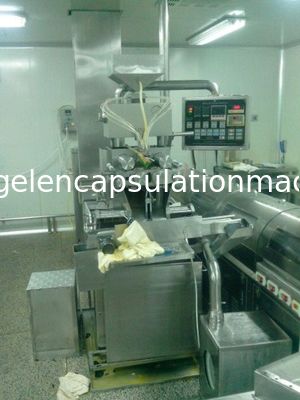 Máquina da cápsula de Softgel do óleo de Canabis com o rolo de aço inoxidável poroso do óleo