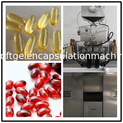 Máquina macia da capsulagem da gelatina S403 com sistema de derretimento da gelatina para a produção de petróleo do Krill