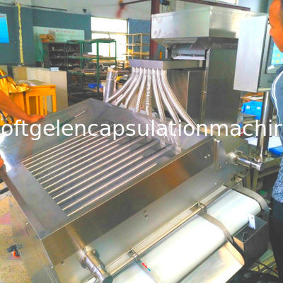 Máquina de classificação do tamanho e da forma da cápsula do apintball do controle do PLC