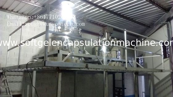 Tanque de derretimento da gelatina do amido do controle elétrico 1000L Veg do aquecimento de água com vácuo
