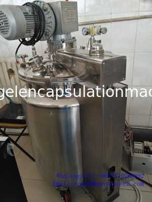 A água mergulhada de fabricação da máquina três da cápsula banha o tanque de serviço da gelatina