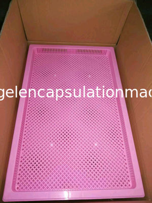 Bandejas plásticas empilháveis de pouco peso do produto comestível/bandeja refrigerando 762*495*55mm
