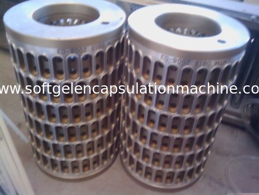 O molde da cápsula/morre Rolls para a máquina macia da capsulagem da gelatina para Softgel oval, oblongo