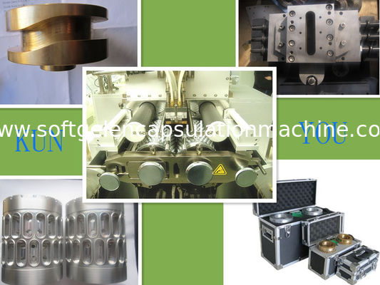 máquina macia de enchimento líquida ф103 X 172mm da capsulagem da gelatina 50000pc/H