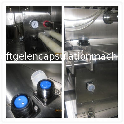 Máquina macia pequena da cápsula do gel do espaço de carga da indústria com micro lubrificação