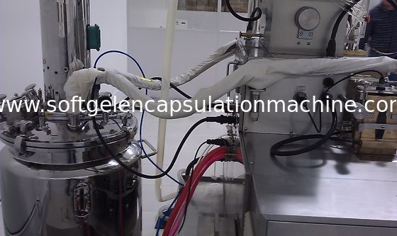 Cápsula macia horizontal que faz a máquina