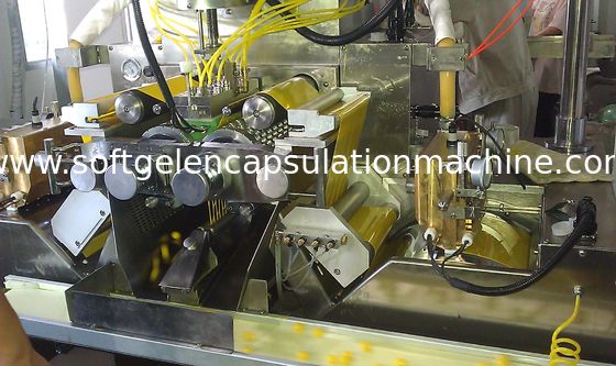 Máquina da capsulagem da cápsula de Softgel do champô do uso de Cosmatic do controle do PLC com vária forma