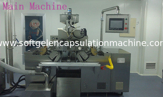 Máquina da capsulagem da cápsula de Softgel do champô do uso de Cosmatic do controle do PLC com vária forma