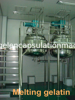 Cápsula macia horizontal que faz a máquina