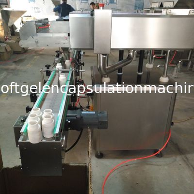 Empacotamento automático da garrafa da placa da vibração da máquina de enchimento da cápsula da tabuleta multi