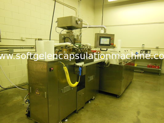 Máquina da capsulagem do R&D Softgel para o óleo de peixes da forma ou a vitamina oblonga oval Softgel