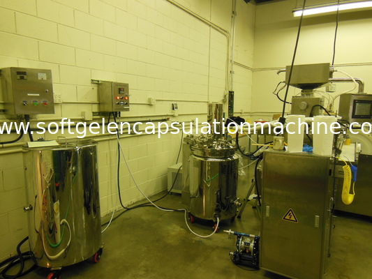 Máquina macia da cápsula do gel do laboratório elétrico de 3 quilowatts com controle do PLC