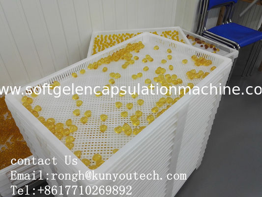 Bandejas de secagem plásticas brancas do produto comestível para cápsulas e Paintball de Softgel