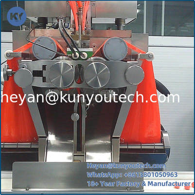 Máquina de fabricação de cápsulas moles de aço inoxidável 304/316L com 43470 cápsulas/hora de saída e velocidade ajustável de 0 a 5 rpm