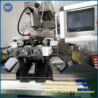 Controle médico do Plc da máquina da capsulagem de Softgel da grande escala de 10 polegadas