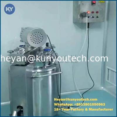 304 / SUS 316 que agita o tanque de derretimento da gelatina com calibre/dispositivo da pressão