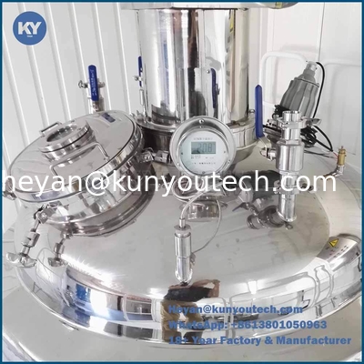 7.5KW Tanque de mistura de aço inoxidável para gelatina 800L Capacidade