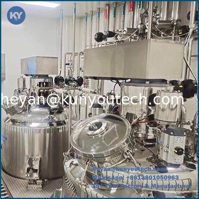 7.5KW Tanque de mistura de aço inoxidável para gelatina 800L Capacidade