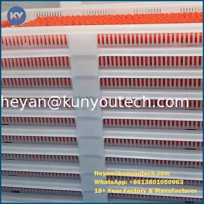 Produto comestível plástico 780 * 495 * 55mm das bandejas do polímero do Propene grande com furo de 4mm