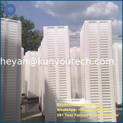 As bandejas de secagem plásticas da medicina do produto comestível com furos podem empilhar, secagem eficiente