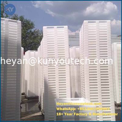 Bandejas de secagem de plástico de grau alimentício 780x480x55mm, móveis com carrinho em vermelho, branco e azul para secagem eficiente