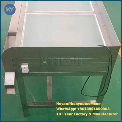 Máquina/tabela da inspeção da cápsula de Softgel do material de 304 SUS para Pharmatech Empresa