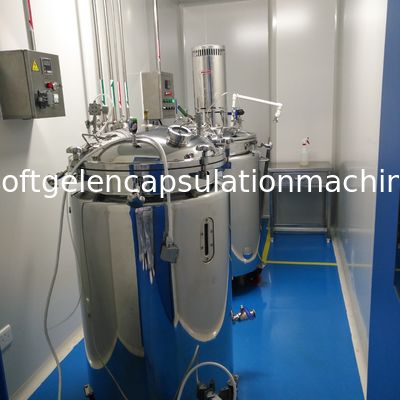 tanques do serviço e de armazenamento da gelatina 200L móveis para o gel animal e o gel vegetal