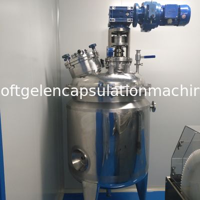 Tanques de mistura da gelatina de aço inoxidável do PID com vácuo e togther do seprater do ar