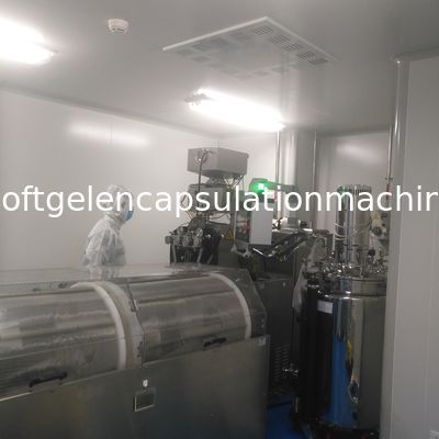 Softgel/cápsula/secador da secadora de roupa do sistema da máquina secagem do Paintball com controle ISO9001 do PLC