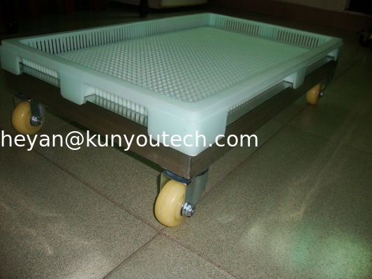 Temprature alto que carrega grandes bandejas plásticas para o Paintball/cápsula de Softgel com fluxo de ar