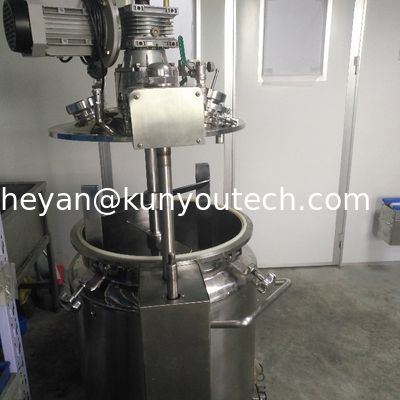 tanque de aço inoxidável da gelatina do vegetariano 100L com agitação da bomba da função e de vácuo