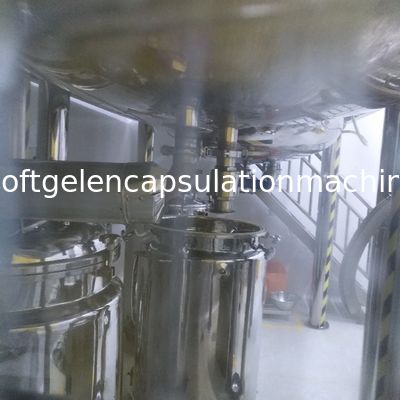 tanque de aço inoxidável da gelatina do vegetariano 100L com agitação da bomba da função e de vácuo
