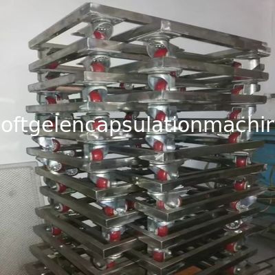 Temprature alto que carrega grandes bandejas plásticas para o Paintball/cápsula de Softgel com fluxo de ar