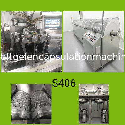 Ce de alta velocidade Softgel da máquina da capsulagem do Paintball da escala 18000pcs média