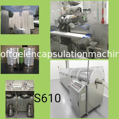 Máquina da capsulagem de Softgel do óleo de peixes PCes da dimensão 120000 de 1208 * de 2450mm/H