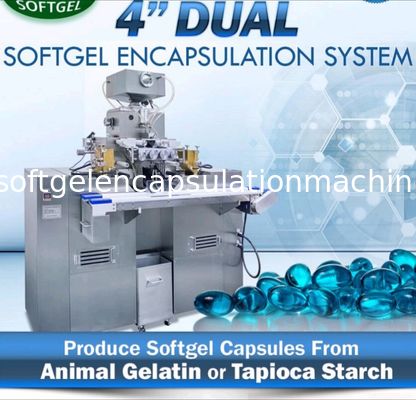 Grande capacidade da máquina macia compacta da cápsula de gelatina da capsulagem