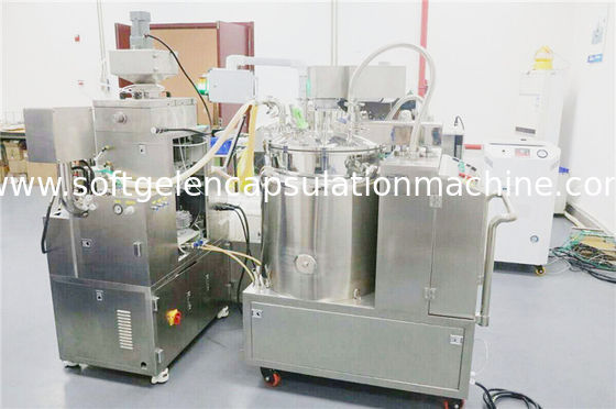 automático elétrico da máquina pequena da capsulagem do gel do grupo 3kw para o laboratório