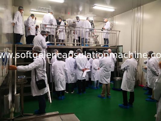 Eficiência elevada de aço inoxidável da velocidade da máquina 3,5 RPM da capsulagem de Softgel